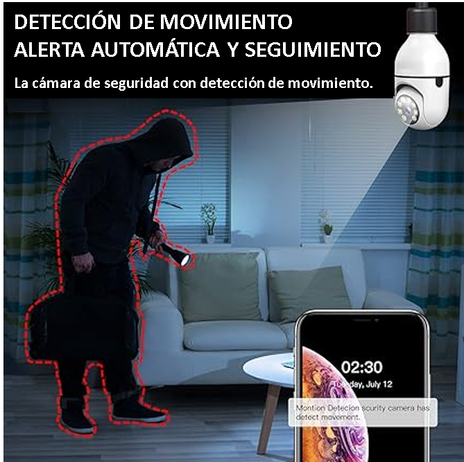 💡📷 FOCO Cámara WiFi 🌐 🎁✨ + Un REGALO 🎯 a tu ELECCIÓN 🛍️💖