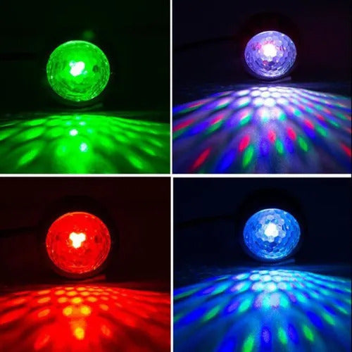 ✨🚗🌈 Set De Luces LED Interiores Para Autos 🌈🚗✨