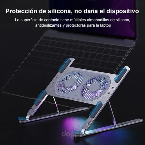 Soporte con Ventilador para Laptop