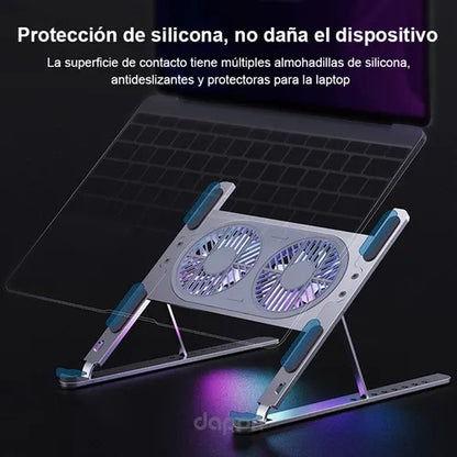 Soporte con Ventilador para Laptop
