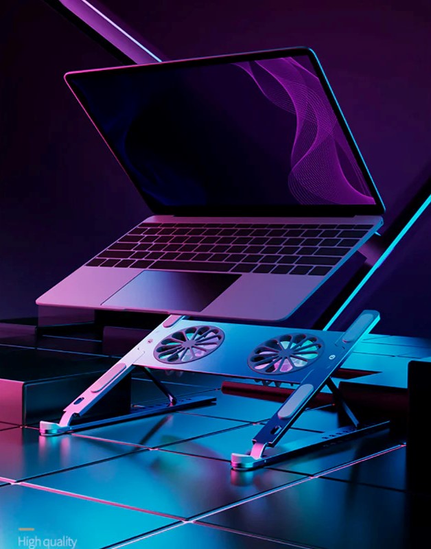 Soporte con Ventilador para Laptop
