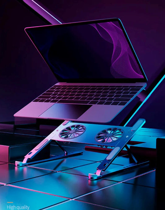 Soporte con Ventilador para Laptop