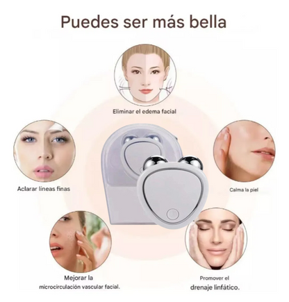 ✨💆‍♀️⚡ Masajeador Microcorriente Blanco ⚡💆‍♂️✨
