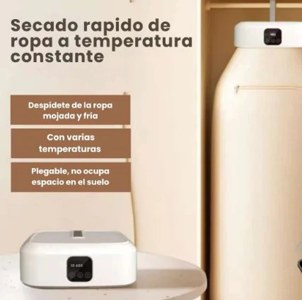 👕💨 SECADORA DE ROPA PORTÁTIL 🌈⚡