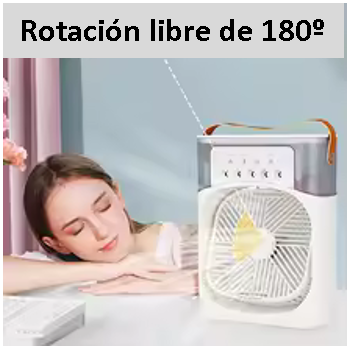 🌬️💨 Ventilador 3 en 1 (2 x 1)❄️🔥💡 🌈✨