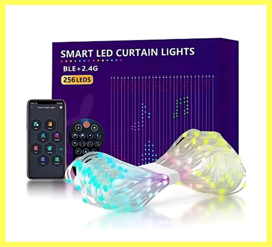 ✨🪟🌈 Cortina Inteligente 3D LED 🌈🪟✨