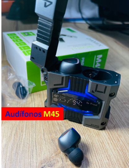 🎧✨ AUDÍFONOS M45 🔊🎶 💖 + 🎁Un REGALO a tu ELECCIÓN 🛍️🌟
