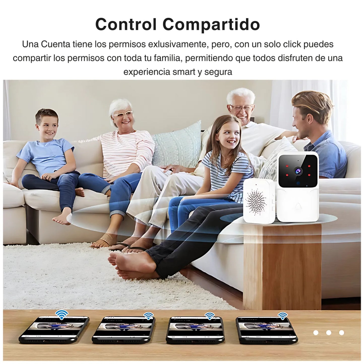 Timbre Inalámbrico con Cámara HD