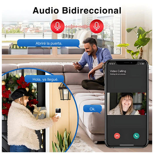 Timbre Inalámbrico con Cámara HD